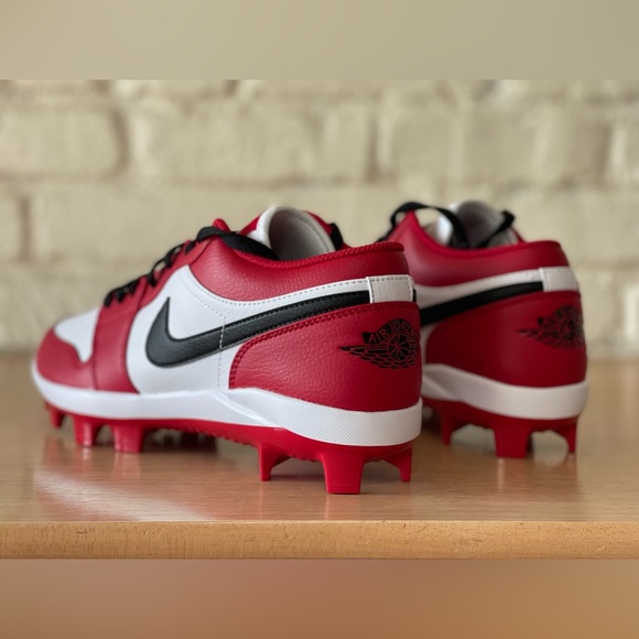 Nike Air Jordan 1 Low MCS Chicago Baseball Cleats CJ8524-611 Men’s Size 11 New - Picture 8 of 10